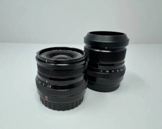 Fujifilm Aspherical Lens Pair: Super EBC XF 23mm & 16mm | Est. $850	