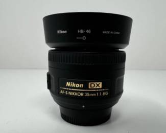 Nikon DX AF-S Nikkor 35Mm 1:1.8 G + F-Pro B+W Filter | Est. $ 245	
