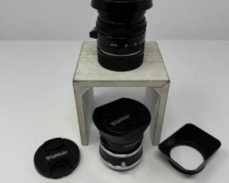 Voigtländer Ultron 28mm & Nokton 35mm Lens Set w/ Attachments | Est. $1,904	
