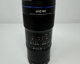 LAOWA 100 mm f/2.8 2X Ultra Macro | Est. $500	