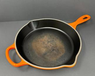 Le Creuset Orange Cast Iron Skillet - 26cm 