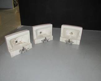 vintage sinks , console sink legs, console sink towel bars