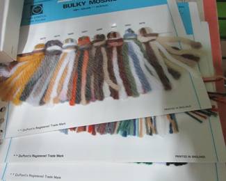 Vintage sample books