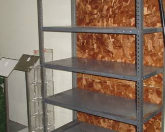 metal industrial shelving