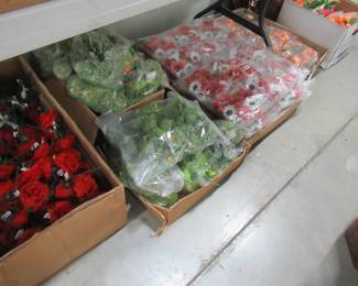 more olds stock vintage plastic flowers
