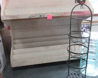 vintage Whitman card display rack