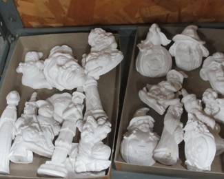 halloween figures , ready to paint