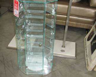 rotating display case