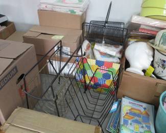 mcm wire magazine racks , loads of old stock merchandise