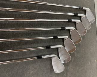 Titleist 716 AP2 Forged Irons 4-PW - Stiff Flex
$425.00

Men's Right-Handed Forged Irons
4 Iron through PW (7 clubs total) - Standard lofts and lie (PW 46 degree)
Project X Rifle 5.5 Stiff Shafts
Superstroke Grey Grips - Standard Size (5-PW); Factory Titleist Grip - Standard Size (4 Iron)

Preowned clubs in great condition that have been meticulously maintained. Clubs are authentic and have serial numbers as shown in photos.