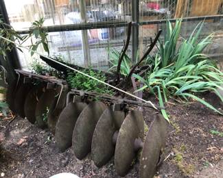Rusty Old Harrow/ Tractor Disc