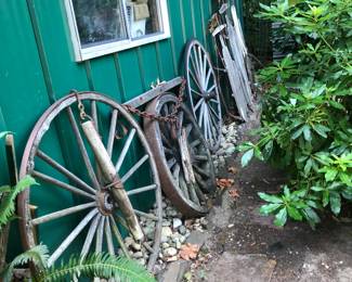 More Wagon Wheels, Wooden Sleighs