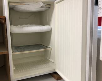 Interior of Sears Upright Frost Freezer.