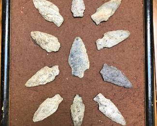 Juanita River, Perry County, Pennsylvania arrow points.