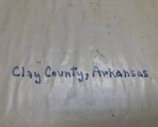 Inscription on artifacts from Clay County Arkansas