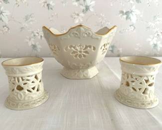 Lenox Langtry Bowl And Tea Lights