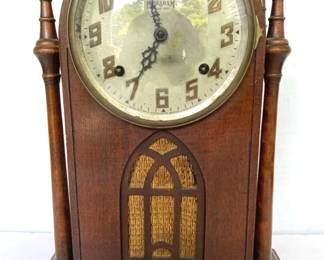 Gothic Steeple Mantle Clock