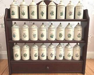 Lenox 1992 Spice Garden Spice Rack