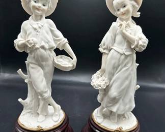Guiseppe Armani Girl Boy Figurines