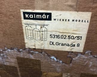 Kalmar Granada 8 light flush mount chandelier never removed from box
