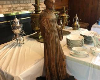 Antique carved Friar