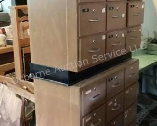 Several wood storage cabinets available in sale