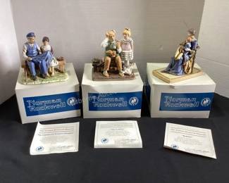 Norman Rockwell figurines (several available in catalog)