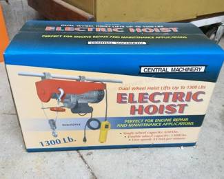 New electric hoist