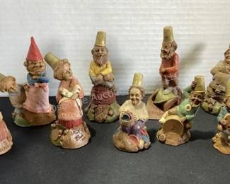 Clark Gnome figurines (thimble family)