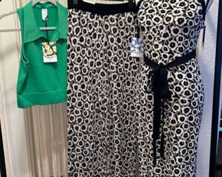 Diane Von Furstenberg Halter Dress, Pants, Sleeveless Top