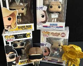 6 Funko Pop! Stranger Things & Schitt’s Creek Vinyl Figures
