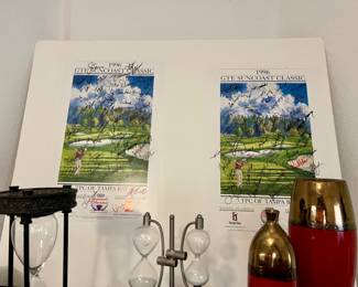 1996 GTE Suncoast Classic signed by members of the PGA Senior Tour