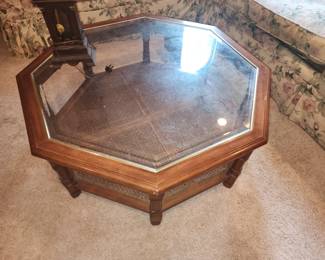 Octagonal Two-Tier Table
