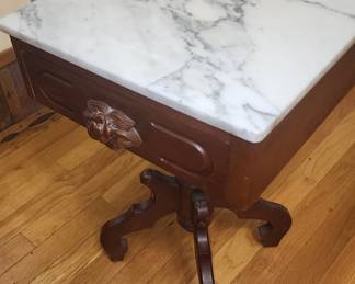 Vintage Marble Top Table