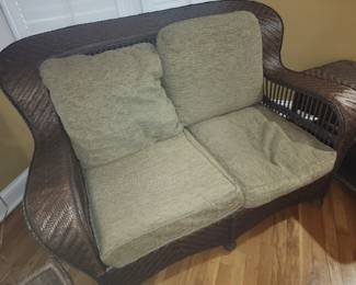 Wicker Loveseat