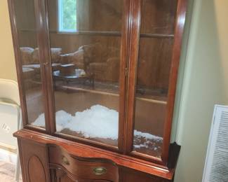 Vintage Mahogany China Cabinet