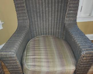 2 of 2 Wicker Chairs