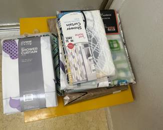 shower curtains, bathroom goods