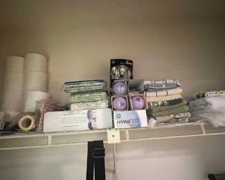 lightbulbs, housegoods, toilet paper,