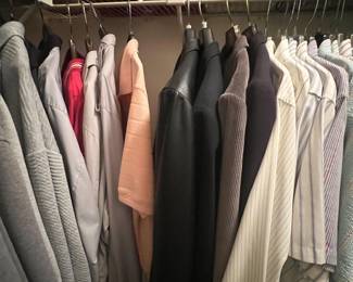 dress shirts/ sport coats/ hoodies
