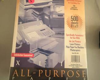 paper, office supplies