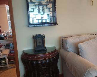 Asian Style table & curio cabinet