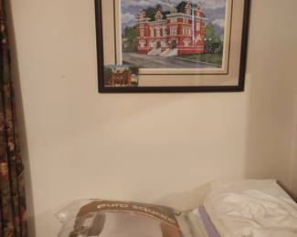 Linens, pillows, etc