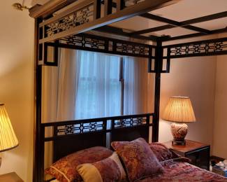 Amazing Asian Inpired canopy bed