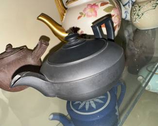 Wedgwood Georgian Style Basalt Tea Pot
