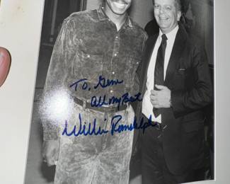 Signed photo by William Randolph (Yankees)