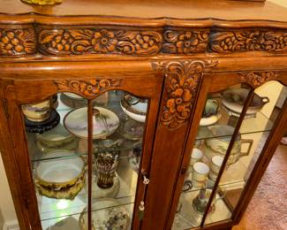 Beautiful ornate display cabinet