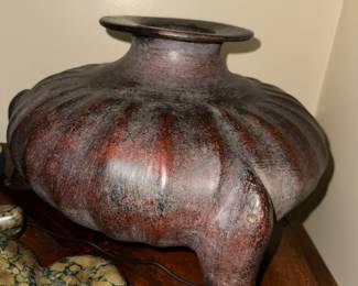 Gorgeous Pottery squash / Colima Parrot Pot?  Vessel 
