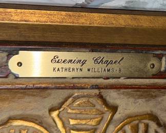 Evening Chapel Katheryn Williams B