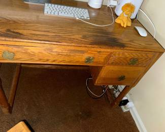 OLD desk with original hardware